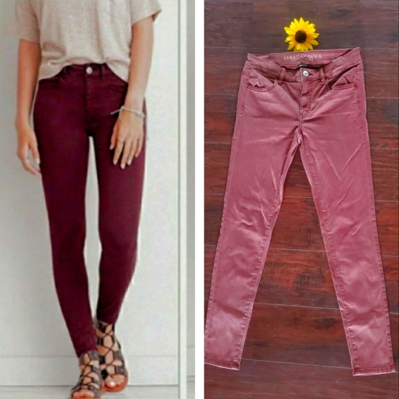 American Eagle AEO SATEEN JEGGING - Picture 2 of 10